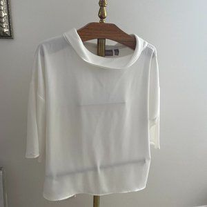 Chico's Women's Ivory Blouse L/XL